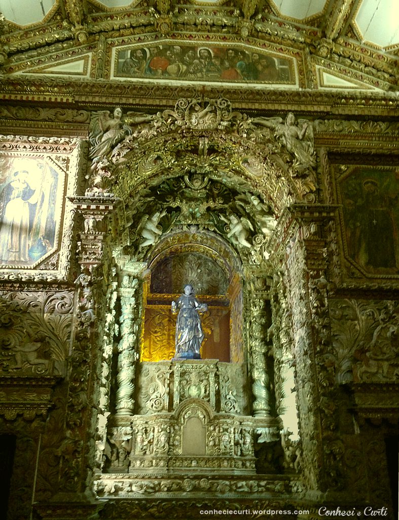 Altar de São Francisco na Capela Dourada - João Pessoa, PB