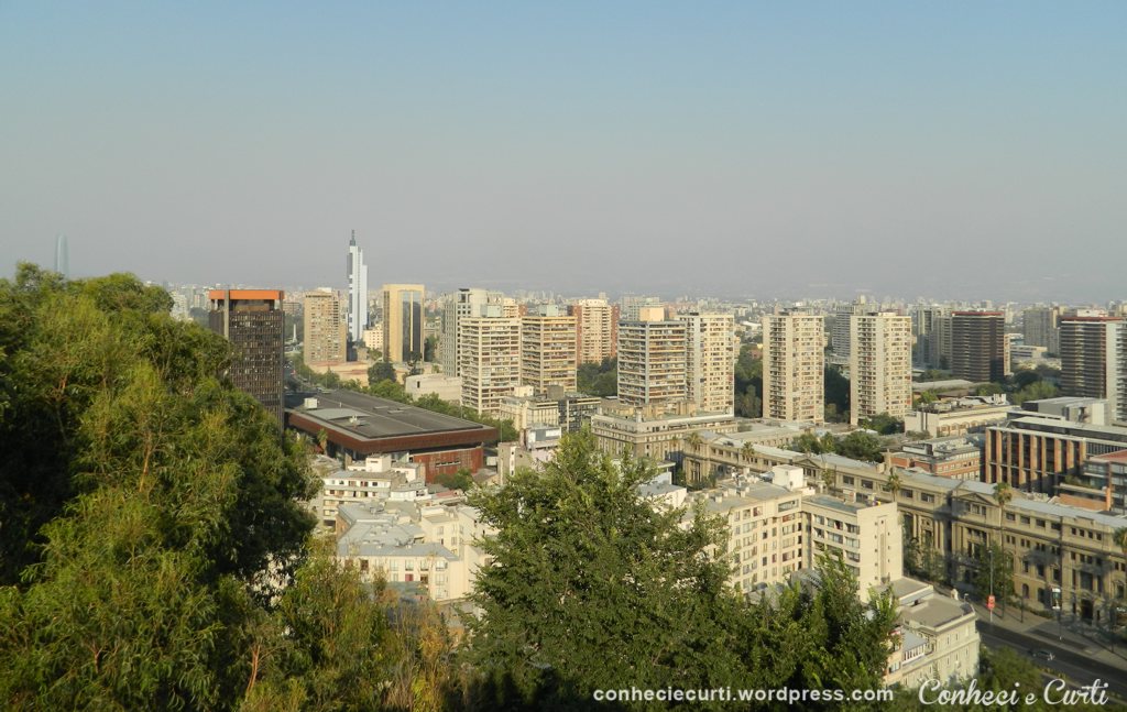 Vista da cidade - Cerro Santa Lucía. foto: Vick