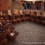 Garrafas na Feira Medieval Bremen no Natal