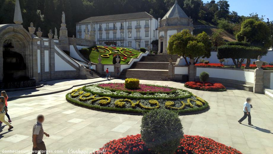 Jardins do Santuário do Bom Jesus do Monte em Braga, Portugal