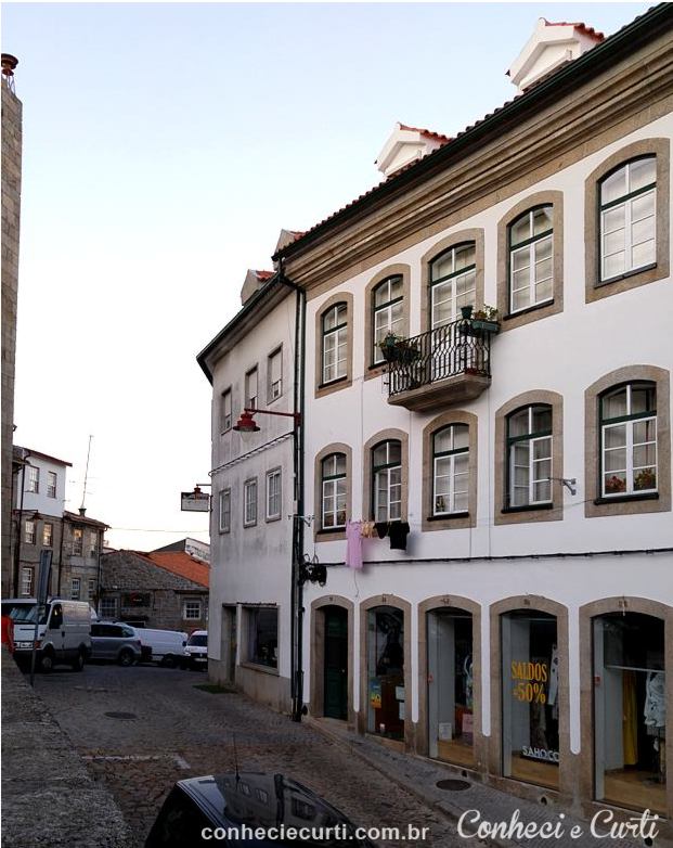A cidade de Guarda na Serra da estrela, Portugal.