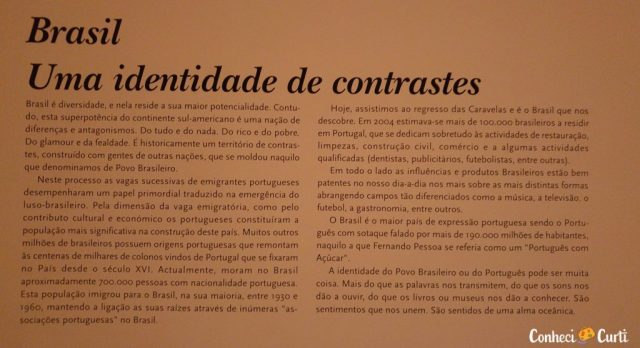 O Brasil, sob a ótica do Museu dos Descobrimentos. Belmonte - Portugal.