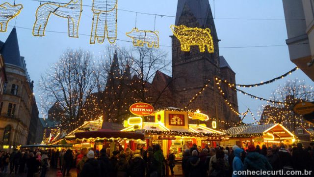 A Feira de Natal de Bremen, Alemanha