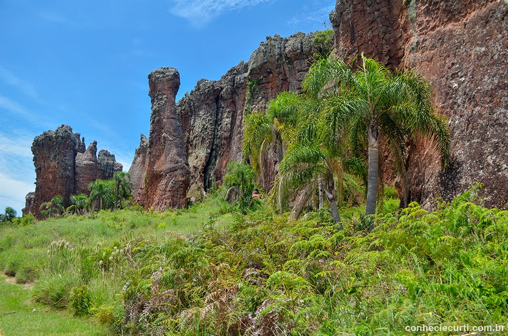 Arenitos do Parque Estadual de Vila Velha, em Ponta Grossa, PR.