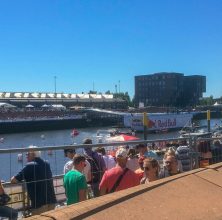 Evento do RedBull no Europahafen.