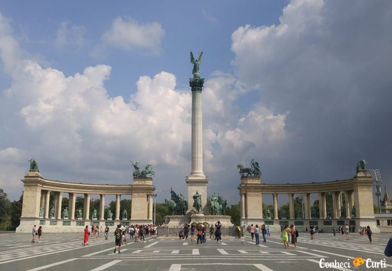 Praça dos Heróis, Budapeste.